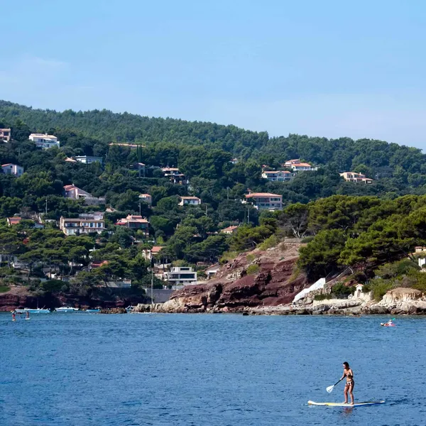 Paddleboarding at Villa Kerjanus
