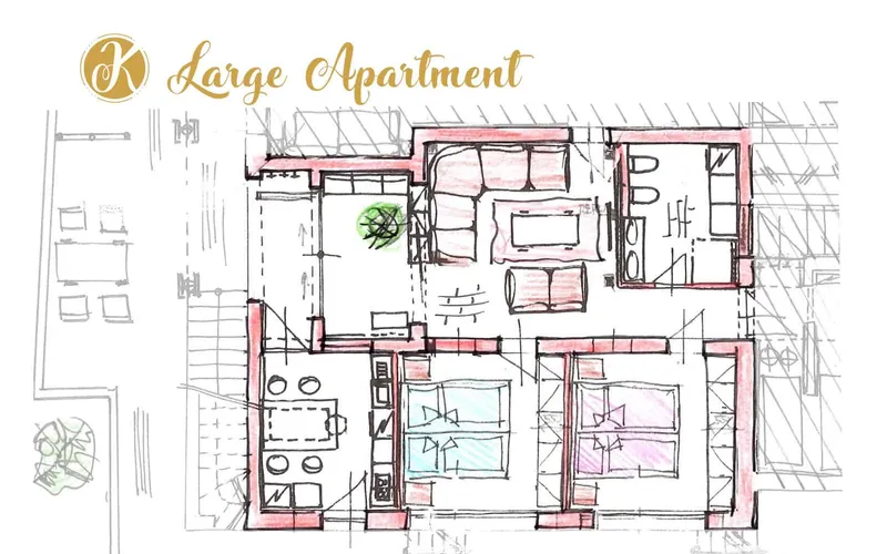 Large Apartment Floor Plan